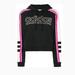 Adidas Tops | Adidas Originals Trefoil Cropped Racing Hoodie | Color: Black/Pink | Size: M