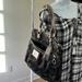 Coach Bags | Coach Bag Vintage, Some Discoloration On Straps. Please See Photos. | Color: Black/Silver | Size: Os