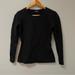 Kate Spade Tops | Kate Spade Saturday Women's Black Long Sleeve Crew Neck Top Size Xs | Color: Black | Size: Xs