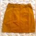 Free People Skirts | Free People Burnt Orange Denim Skirt. | Color: Brown/Orange | Size: 4