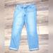 Jessica Simpson Jeans | Jessica Simpson Forever Rolled Skinny Light Wash Midrise Ankle Skinny Jeans | Color: Blue | Size: 28