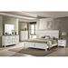 Alvida 6 Piece White Panel Bedroom Set