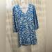 Lilly Pulitzer Dresses | Lilly Pulitzer Blue Mesh Dress Size Xs | Color: Blue/White | Size: Xs