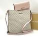 Michael Kors Bags | Michael Kors Large Messenger Crossbody Bag & Trifold Wallet | Color: Pink/White | Size: Large