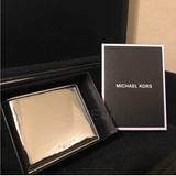 Michael Kors Bags | Authentic Michael Kors Harrison Slim Billfold Wallet - Metallic Silver | Color: Silver | Size: 4 X 3.5