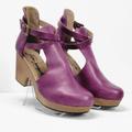 Free People Shoes | Free People Collection Cedar Clog Shoes Sz 9 New | Color: Purple | Size: 9