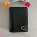 Gucci Bags | Gucci Black Soft Leather Logo Wallet/Cardholder Euc $150 | Color: Black | Size: Os