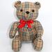 Burberry Other | Burberry Nova Check Teddy Bear 10" Plush Red Ribbon Brown Black Red Plaid | Color: Red/Tan | Size: Os
