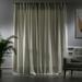 Lilijan Home & Curtain Polyester Semi-Sheer Curtain Panel Polyester in Gray/White/Brown | 120 H x 52 W in | Wayfair