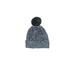 Isaac Mizrahi LIVE! Beanie Hat: Blue Color Block Accessories