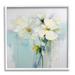 Stupell Industries Az-483-Framed Abstract White Petals Framed On Canvas by Irena Orlov Print Canvas in Blue | 12 H x 12 W x 1.5 D in | Wayfair