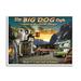 Stupell Industries Az-034-Framed Big Dog Cafe Scenery Framed On Canvas by Larry Grossman Print Canvas in Gray/White/Yellow | Wayfair