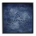 Stupell Industries Blue Celtic Raven Pattern Framed On Wood Print Wood in Blue/Brown | 17 H x 17 W in | Wayfair ay-869_fr_17x17