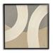 Stupell Industries Modern Abstract Circles Framed On Wood Print Wood in Brown | 12 H x 12 W x 1.5 D in | Wayfair ay-846_fr_12x12