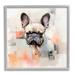 Stupell Industries Az-109-Framed French Bulldog Abstract Canvas in Gray | 12 H x 12 W x 1.5 D in | Wayfair az-109_gff_12x12