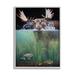 Stupell Industries Az-014-Framed Moose Underwater View Wood in Brown | 14 H x 11 W x 1.5 D in | Wayfair az-014_gff_11x14