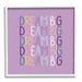 Stupell Industries Ba-863-Framed Dream Big Purple Phrase Framed On by Daniela Santiago Textual Art in Brown/Indigo | Wayfair ba-863_wfr_24x24