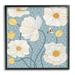 Stupell Industries Bb-098-Framed Poppies w/ Trellis Pattern Framed On by Levison Design Print in Blue/Brown/White | 17 H x 17 W x 1.5 D in | Wayfair