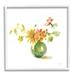 Stupell Industries Bb-313-Framed Summer Serenade Bouquet Framed On Wood by Danhui Nai Print Wood in Brown/White | 12 H x 12 W x 1.5 D in | Wayfair