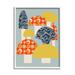 Stupell Industries Fun Patterned Mushrooms Framed On Wood by Lil' Rue Print Wood in Blue/Brown/Orange | 20 H x 16 W x 1.5 D in | Wayfair