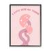 Stupell Industries Bb-085-Framed Love You Pink Mushrooms Framed On Wood by Lil' Rue Print Wood in Brown/Pink | 30 H x 24 W x 1.5 D in | Wayfair