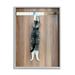 Stupell Industries Ba-361-Framed Desperate Cat Escaping Framed On Wood by Kazutoshi Ono Print Wood in Black/Brown | 14 H x 11 W x 1.5 D in | Wayfair