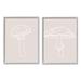 Stupell Industries A2-669-Framed Soft Minimal Mushroom Outlines Framed On 2 Pieces by Lil' Rue Print in Brown | 30 H x 24 W x 1.5 D in | Wayfair