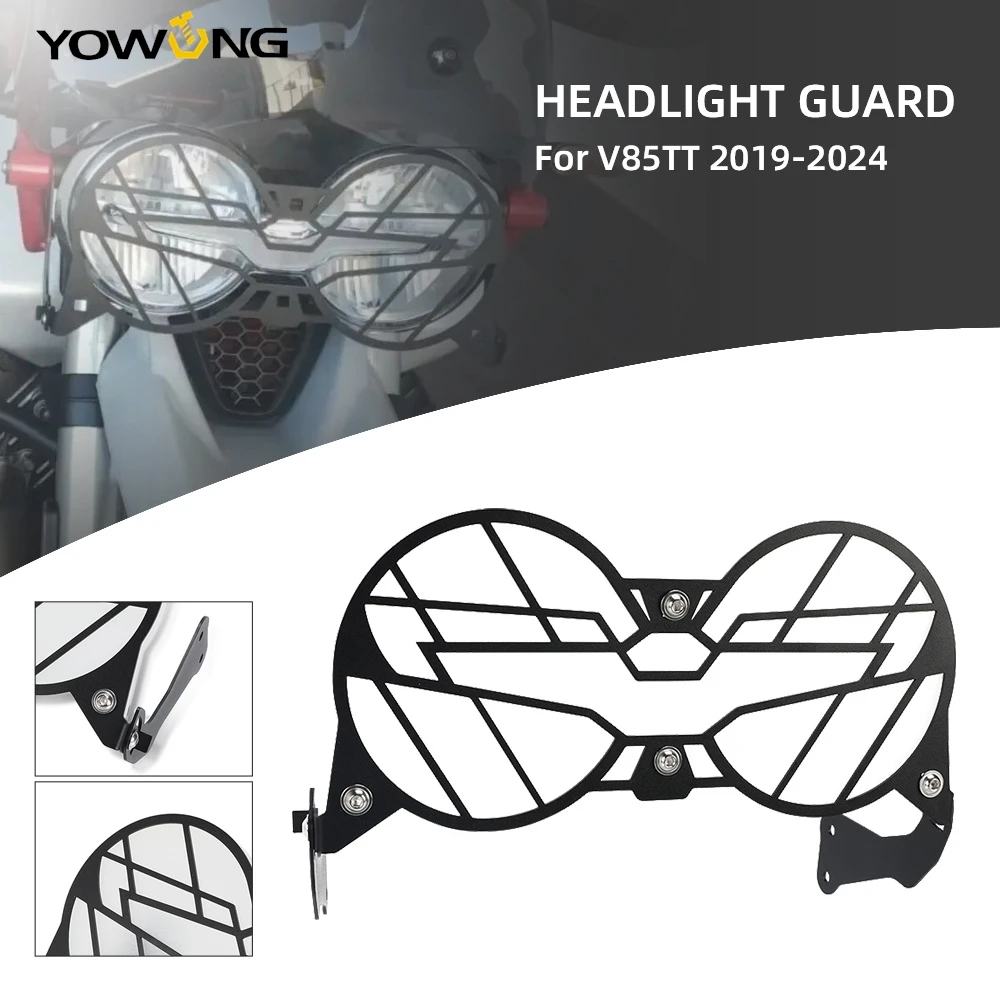 2024 accessori Moto faro protezione testa luce griglia copertura per Moto Guzzi V85TT V 85 TT V85 TT 2019 2020 2021 2022 2023