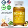 Vitamina D3 + K2 5000 IU 300 capsule di vitamine MCG |