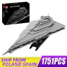 Mold KING 21072 Starship Toys the MOC Classic Star Destroyer Model Construction Building Set Toys
