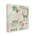 The Holiday Aisle® Vintage Woodland Postcard by Andrea Haase Canvas in Gray/Green | 17 H x 17 W x 1.5 D in | Wayfair