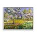 Stupell Industries Spring Blooming Trees On Wood Print Wood in Brown/Green | 24 H x 30 W x 1.5 D in | Wayfair az-772_gff_24x30