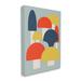 Gracie Oaks Contemporary Mushroom Shapes On Canvas by Lil' Rue Print Canvas in White | 48 H x 36 W x 1.5 D in | Wayfair