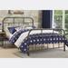 August Grove® Lillian Metal Slat Bed in Gray | Twin | Wayfair 3CBF3E0FD94040258020ED4E01DC0F1F