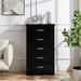 Winston Porter Trosclair Accent Chest Wood in Black | 43.5 H x 25.2 W x 15.8 D in | Wayfair 65C36FAC3FAD405A9B98BAE7F36E5F3C