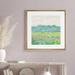 wall26 Wind Flow By The Yellow Flowers Field By Claude Monet Nature Landscape Home Artwork Decoration Framed On Canvas Print Canvas in Green | Wayfair