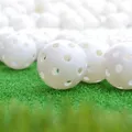 12Pcs Home Indoor Driving Range 42.6mm Limited Flight Hollow Training palline da Golf 26 fori