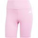 ADIDAS Damen Tight Training Essentials 3-Streifen High-Waisted kurze, Größe S in Pink