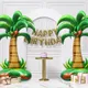 Ballon de dessin animé tropical de palmier en aluminium arbre d'ampli fête d'anniversaire salle