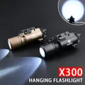 DulSurefir-Lampe de poche X300 pour arme airsoft lumière scout fusil de chasse torche