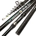 Telescopic Fishing Rod Carbon Fiber Big GuideRing Rock Fishing Pole Spinning Sea Fishing Rods 2.4M