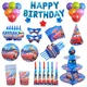 Lightning McQueen Cars Theme Party Supplies Tableware Set Kid Birthday Party Decor Family Party Baby