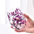 1PC Four Seasons Trees Wine Glasses Goblet Creative Printed Round Glass Cup For Wine Beer Cocktail