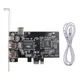 PCIe Firewire PCI-E 2A+1 Mini-A 1394A Video Capture Card VIA VT6308P Chip Support IEEE1394 400 Mbit