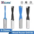 XCAN Woodworking Forstner Gang Drill Bits 2 Flute Alloy Hole Opener Wood Router Bit for Wood