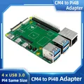 Raspberry Pi CM4 IO Board for Raspberry Pi Compute Module 4 CM4 to PI 4B Adapter with 4 USB 3.0 Port