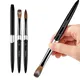 Kolinsky Acrylic Nail Brush 1Pcs Black UV Gel Polish Nail Art Extension Builder Pen Drawing Brush