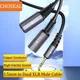 CHOSEAL 3.5mm to XLR Splitter Audio Cable TRS Stereo Male to 2XLR Male Interconnect Audio