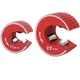 2PCS 15mm & 22mm Copper Pipe Cutter Mini Auto Pipe Slice Tool Zinc Alloy Tube Cutter for Cutting