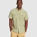 Eddie Bauer Men's UPF Guide 2.0 Short-Sleeve Shirt - Green Olive - Size S